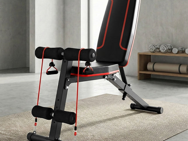 Everfit Weight Bench Adjustable FID Bench Press Home Gym 150kg Capacity
