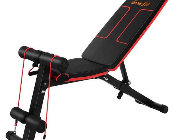 Everfit Weight Bench Adjustable FID Bench Press Home Gym 150kg Capacity