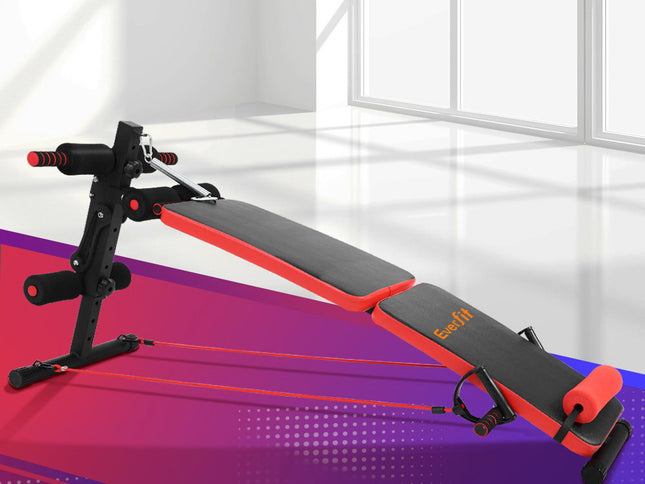 Everfit Weight Bench Sit Up Bench Press Foldable Home Gym Equipment