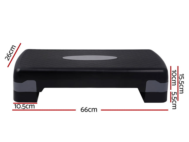 Everfit Aerobic Step Exercise Stepper Steps Home Gym Fitness Block Bench Riser