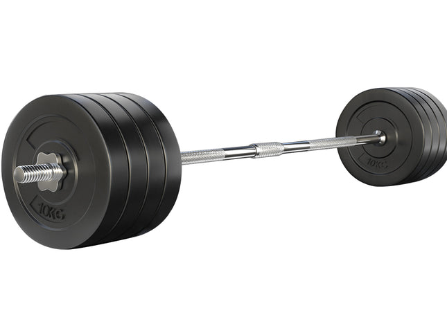 Everfit 88kg Barbell Set Weight Plates Bar Lifting Bench 168cm