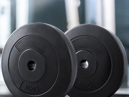 Everfit 60kg Barbell Weight Plates Standard Home Gym Press Fitness Exercise