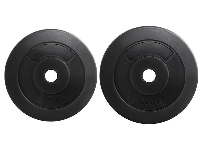 Everfit 70kg Barbell Weight Plates Standard Home Gym Press Fitness Exercise