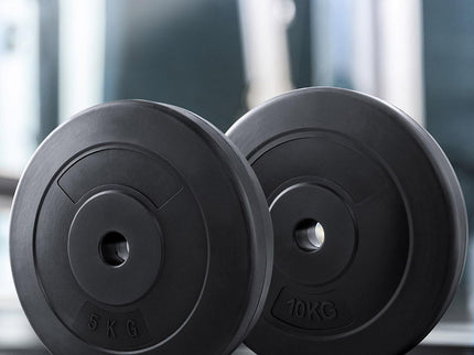 Everfit 70kg Barbell Weight Plates Standard Home Gym Press Fitness Exercise
