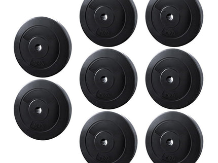 Everfit 80kg Barbell Weight Plates Standard Home Gym Press Fitness Exercise