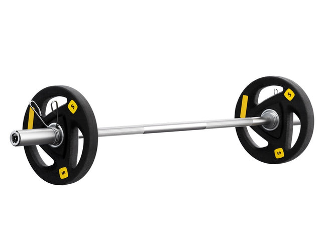 Everfit Barbells Set 16kg 120cm Dumbbells Barbells Plate Weight Lifting Home Gym