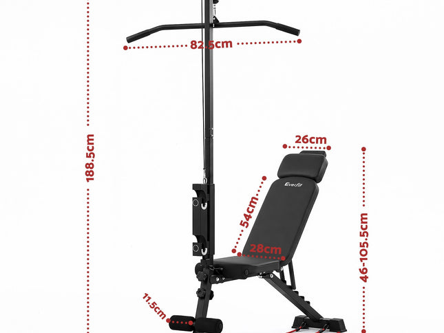 Everfit Adjustable Weight Bench Foldable Multi-Function Weight Bench