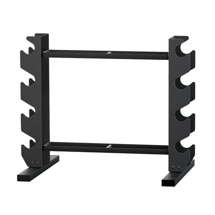 Everfit Dumbbells Rack Dumbbell Kettlebell Stand Home Gym Storage 200kg Capacity
