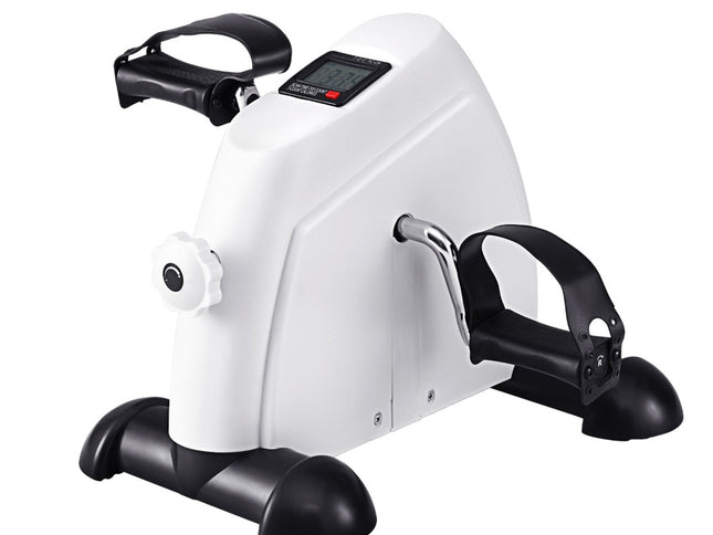 Everfit Pedal Exerciser Mini Exercise Bike Cross Trainer Under Desk Bike White