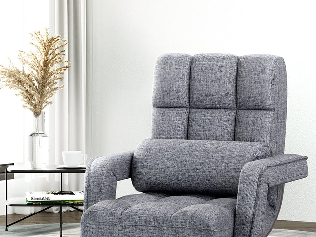 Artiss Floor Chair Lounge Sofa Swivel Grey