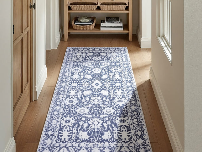 Artiss Hallway Runner Rug 80x180cm Soft Velvet Washable Modern Kitchen Mat