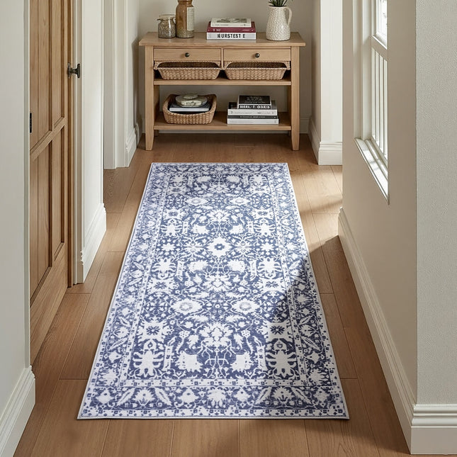 Artiss Hallway Runner Rug 80x180cm Soft Velvet Washable Modern Kitchen Mat