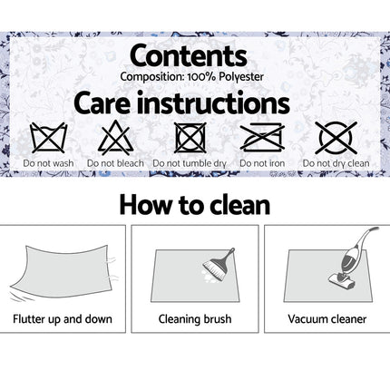 Artiss Rug 200x290cm Area Rug Large Carpet Soft Short Pile Modern Gaspar