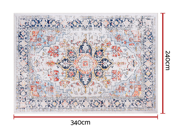 Artiss Floor Rug 240x340cm Large Washable Carpet