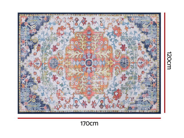 Artiss Floor Rug 120X170cm Large Washable Geometric Area Rug Modern Carpet Mat