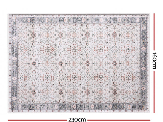Artiss Washable Floor Rug 160X230cm Large Area Rug Modern Living Room Carpet
