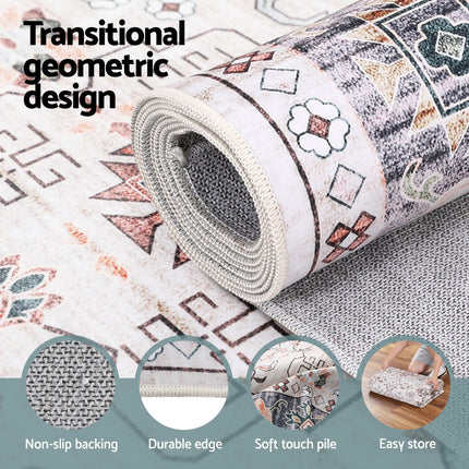 Artiss Washable Floor Rug 160X230cm Large Area Rug Modern Living Room Carpet