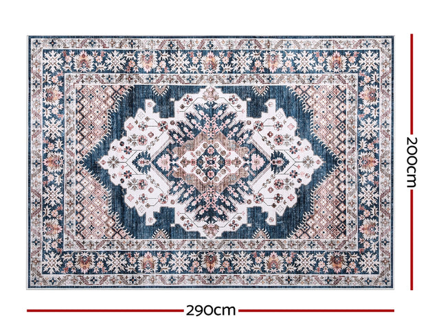 Artiss Floor Rug 200X290cm Large Washable Persian Area Rug Living Room Carpet