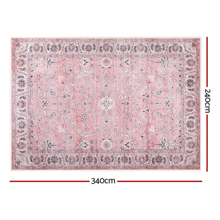 Artiss Floor Rug 240X340cm Large Washable Area Rug Vintage Living Room Carpet