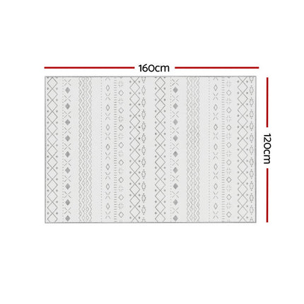 Artiss Rug 120x160cm Area Rug Washable Mat Large Carpet Soft Short Pile Una