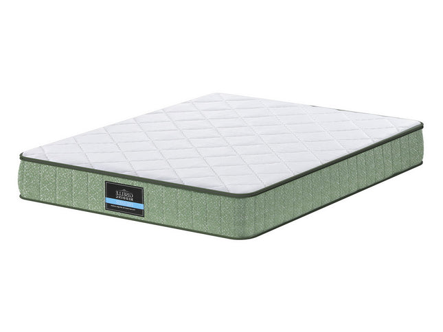 Giselle 25cm Memory Foam Mattress Dual Layer Zipper Cover Cool Charcoal Foam Mattresses Double