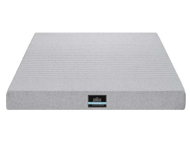 Giselle Bedding Cool Gel Memory Foam Mattress Charcoal 7-Zone Washable Bamboo Cover 15cm Double