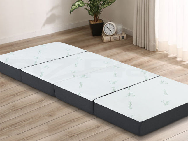 Giselle Bedding Foldable Mattress Folding Foam Sofa Bed Mat Bamboo