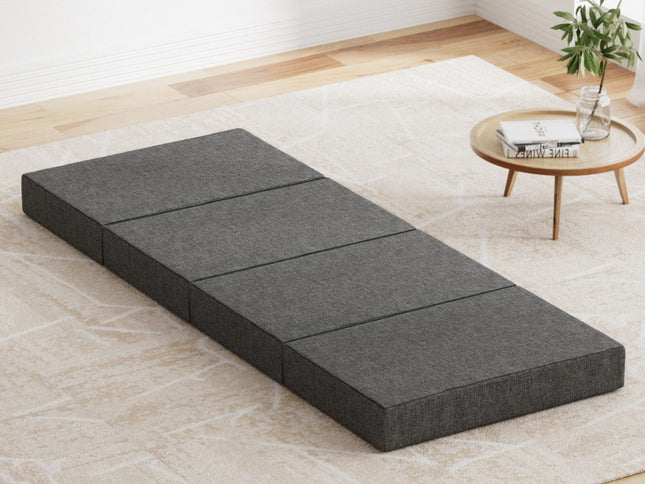 Giselle Bedding Foldable Mattress Folding Foam Single Grey