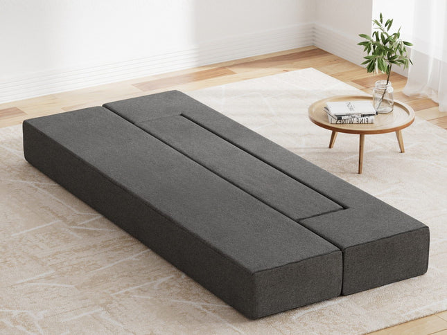 Giselle Bedding Foldable Mattress Folding Foam Sofa Bed Chair Grey