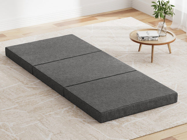 Giselle Bedding Foldable Mattress Folding Foam Bed Single Grey
