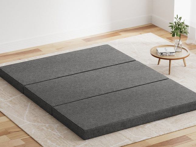 Giselle Bedding Foldable Mattress Folding Foam Queen Grey