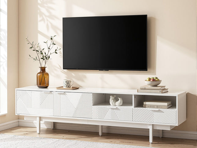 Artiss TV Unit Entertainment Unit Storage Cabinet Drawer 200cm White