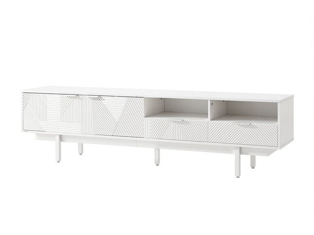 Artiss TV Unit Entertainment Unit Storage Cabinet Drawer 200cm White
