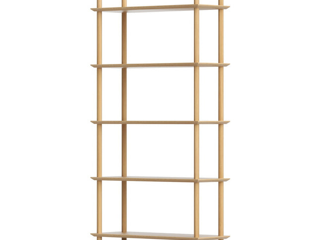 Artiss Bookshelf 5 Tiers Bookcase Display Shelves Wooden Storage Stand Rack Pine