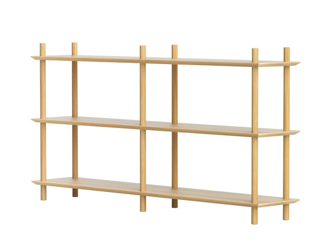 Artiss Bookshelf 3 Tiers Bookcase Display Shelves Wooden Storage Stand Rack Pine