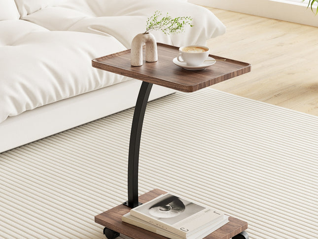 Artiss Coffee Table C Shaped