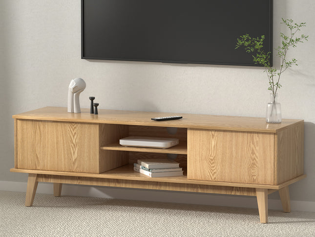 Artiss TV Cabinet Entertainment Unit Stand Storage Shelves TV Unit 140CM