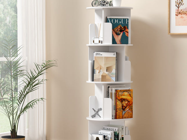 Artiss Bookshelf 4 Tiers EDIE White