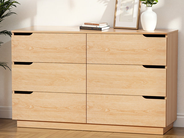 Artiss 6 Chest of Drawers Dresser Table Pine