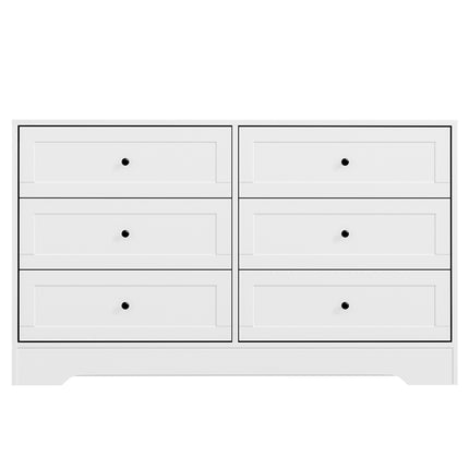 Artiss 6 Chest of Drawers - LEIF White