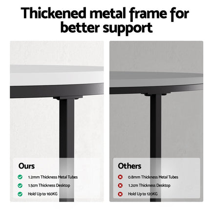 Artiss Nesting Coffee Table Set of 2 Marble Effect