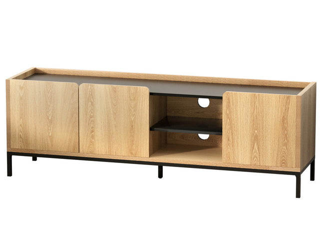 Artiss TV Unit Entertainment Unit Storage Cabinet Shelf 160cm Pine