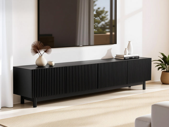 Artiss TV Unit Entertainment Unit Storage Cabinet 180cm Black