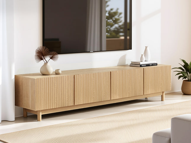 Artiss TV Unit Entertainment Unit Storage Cabinet 180cm Pine