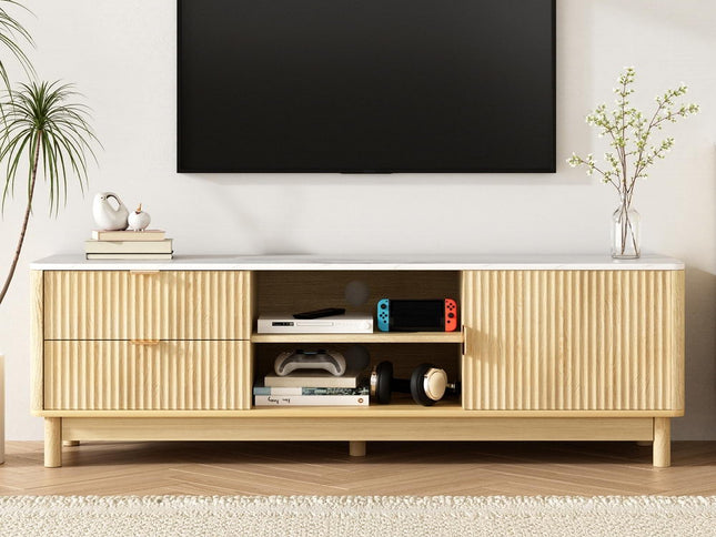 Artiss TV Unit Entertainment Unit Storage Drawer Shelf 150cm Pine