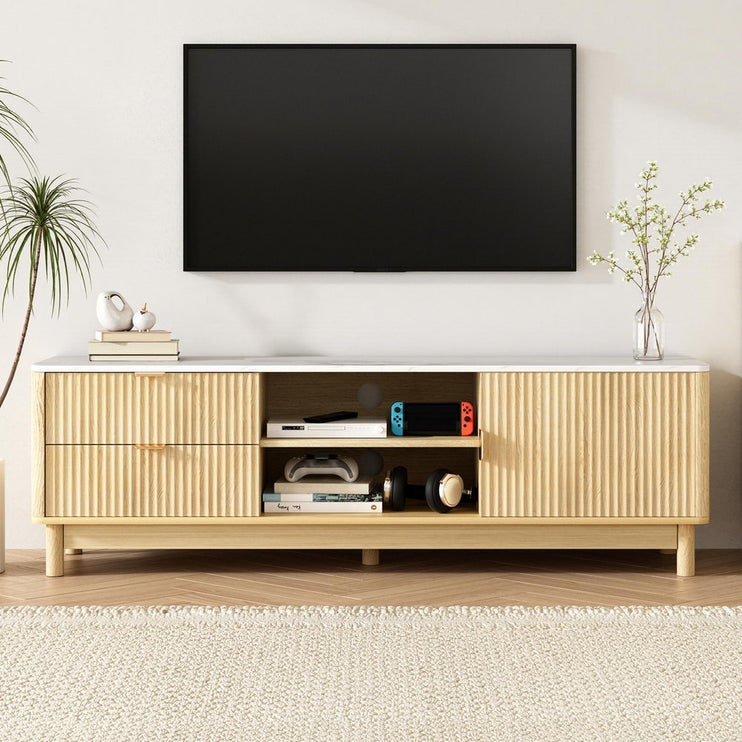 Artiss TV Unit Entertainment Unit Storage Drawer Shelf 150cm Pine