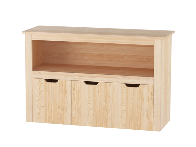 Keezi Kids Bookshelf 3 Drawers Storage Children Bookcase Toy Organiser Display Wooden