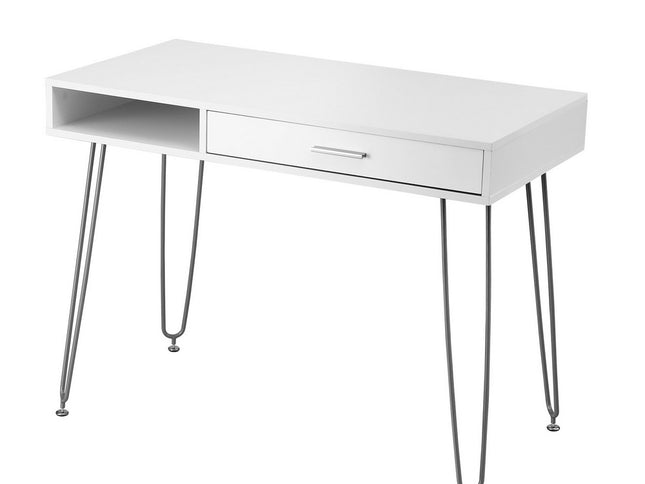 Artiss Computer Desk Drawer Cabinet Home Office Desks Workstation 100cm White