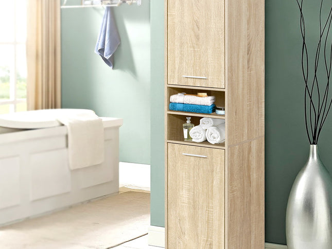 Artiss Bathroom Cabinet Storage 185cm Wooden