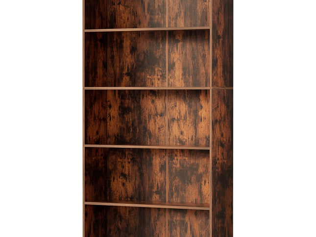 Artiss Bookshelf 5 Tiers Walnut